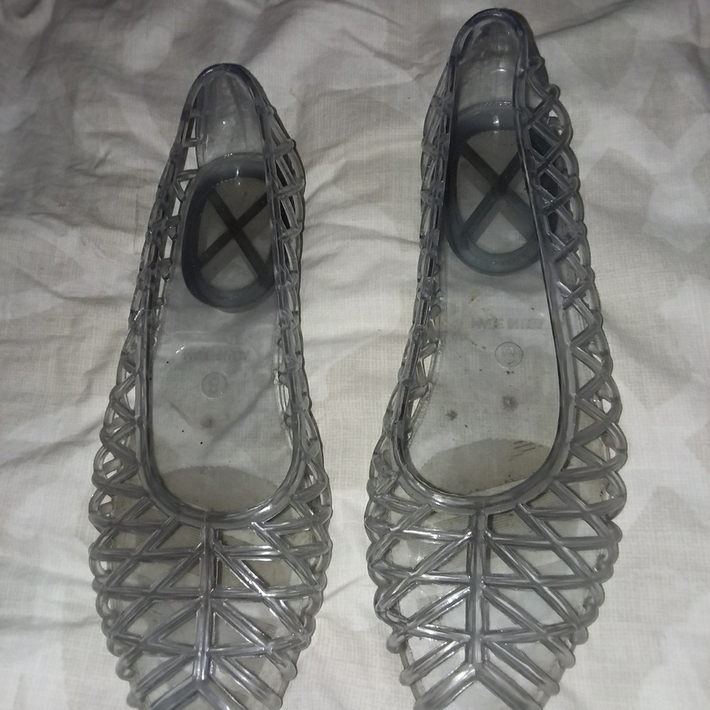 Jelly transparent shoes